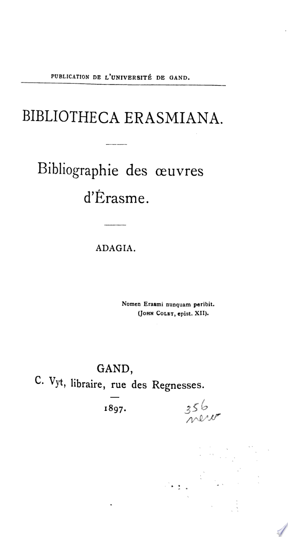 Bibliotheca Érasmiana